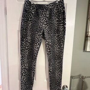 Michael Kors Black and Gray Leopard Print Apparel